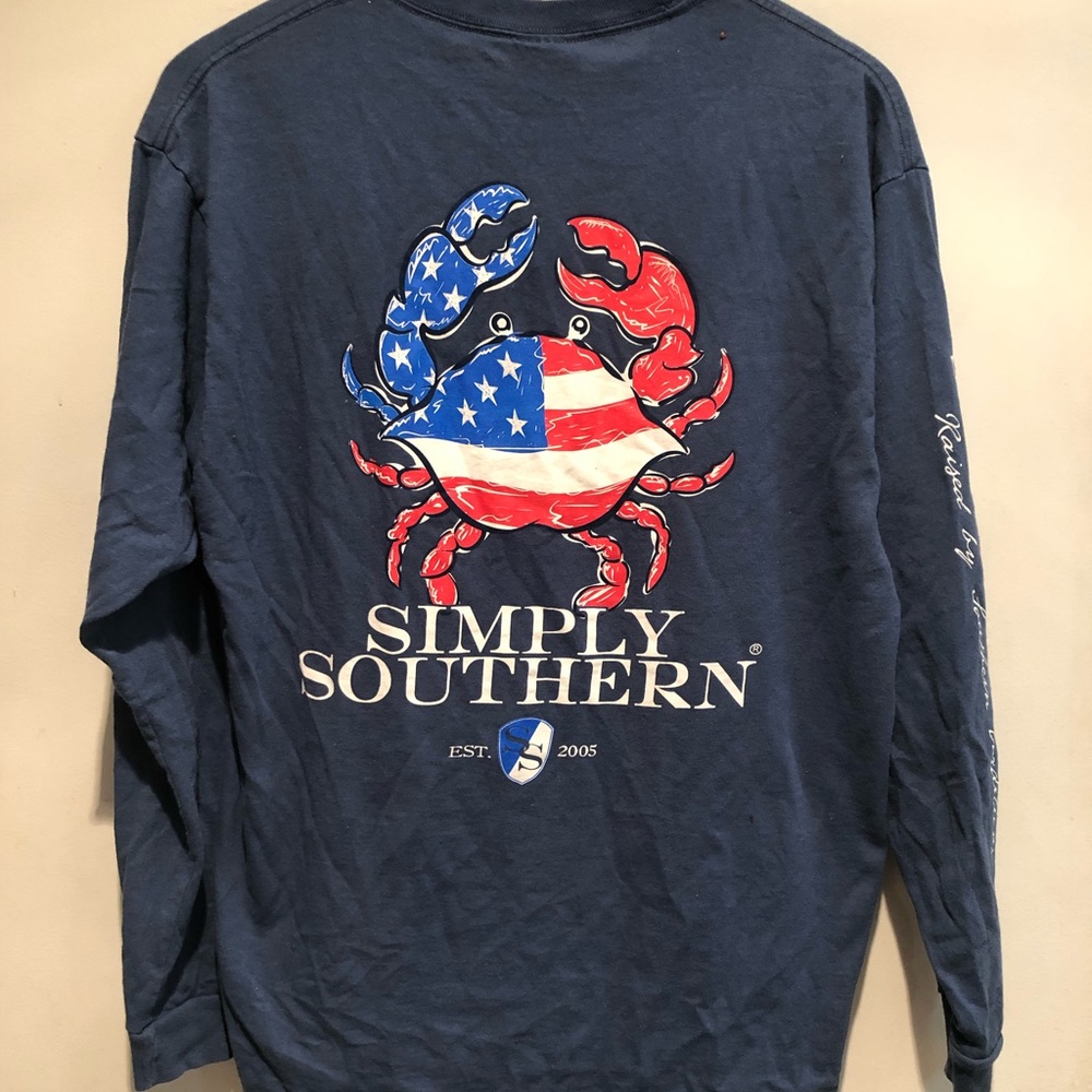 Simply Southern Shirt w/ American Crab